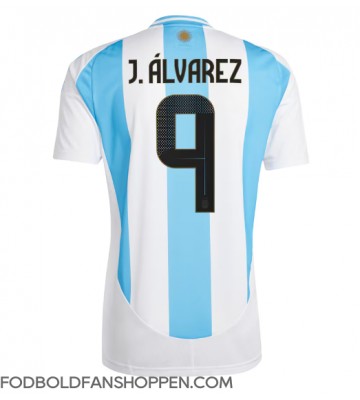 Argentina Julian Alvarez #9 Hjemmebanetrøje Copa America 2024 Kortærmet